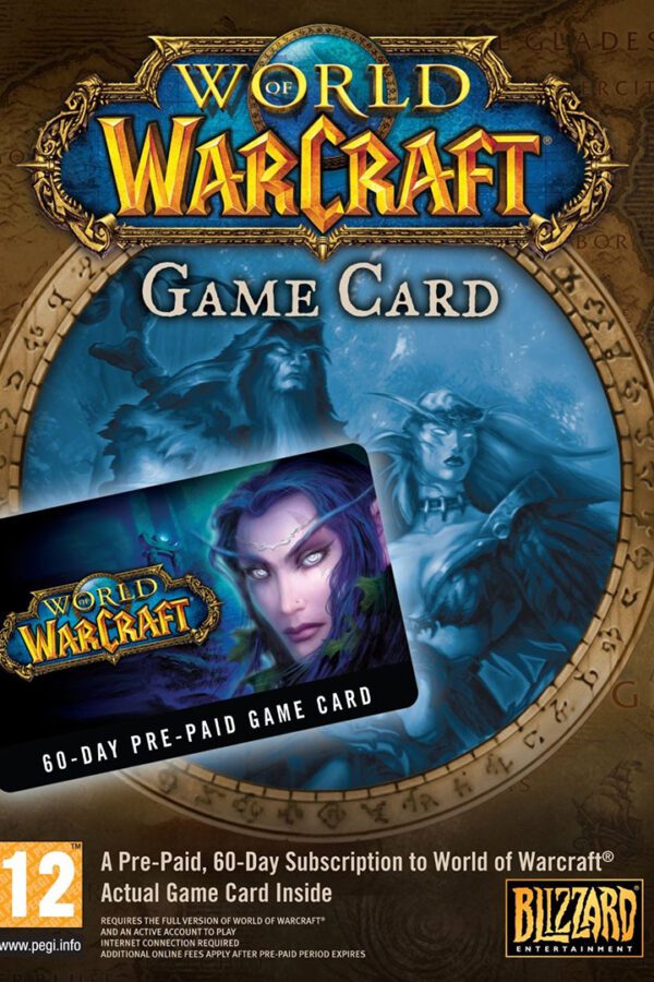 تایم کارت World of Warcraft 60 Day Time Card
