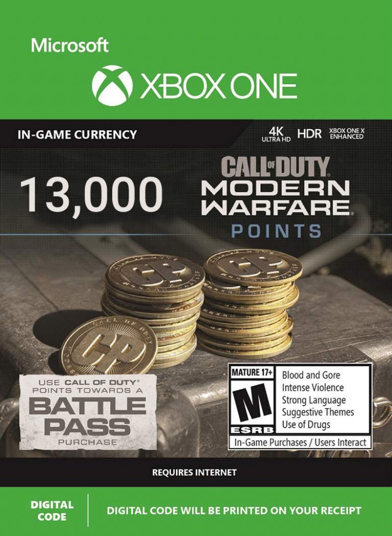       خرید CP 13000 تایی Call Of Duty Warzone , Cold War, Vanguard ایکس باکس
