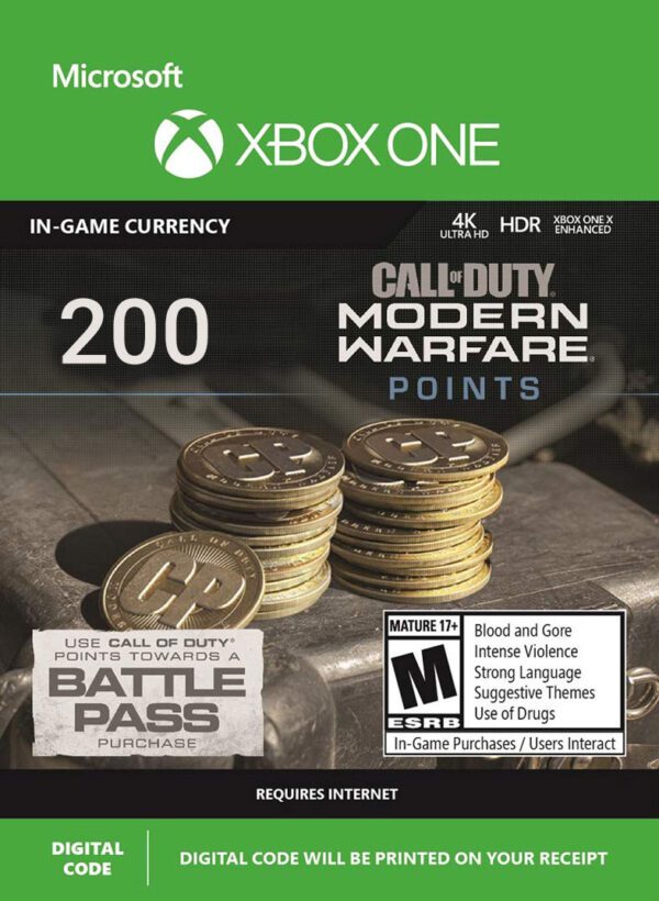 خرید CP 200 تایی Call Of Duty Warzone ایکس باکس