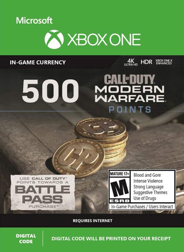 خرید CP 500 تایی Call Of Duty Warzone ایکس باکس
