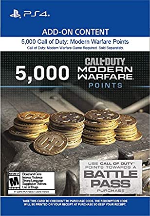 خرید CP 5000 تایی Call Of Duty Warzone برای PS4