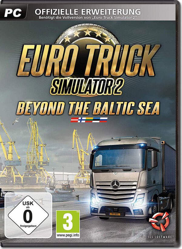 سی دی کی بازی Euro Truck Simulator 2 Beyond the Baltic Sea