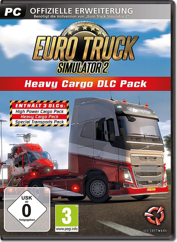 سی دی کی بازی Euro Truck Simulator 2 Heavy Cargo DLC Pack