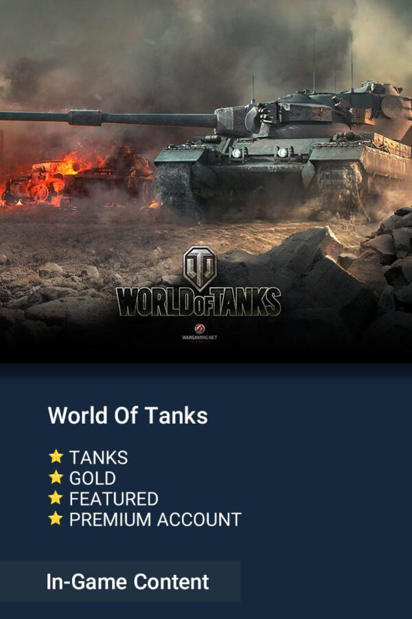 خرید آیتم های بازی World Of Tanks
