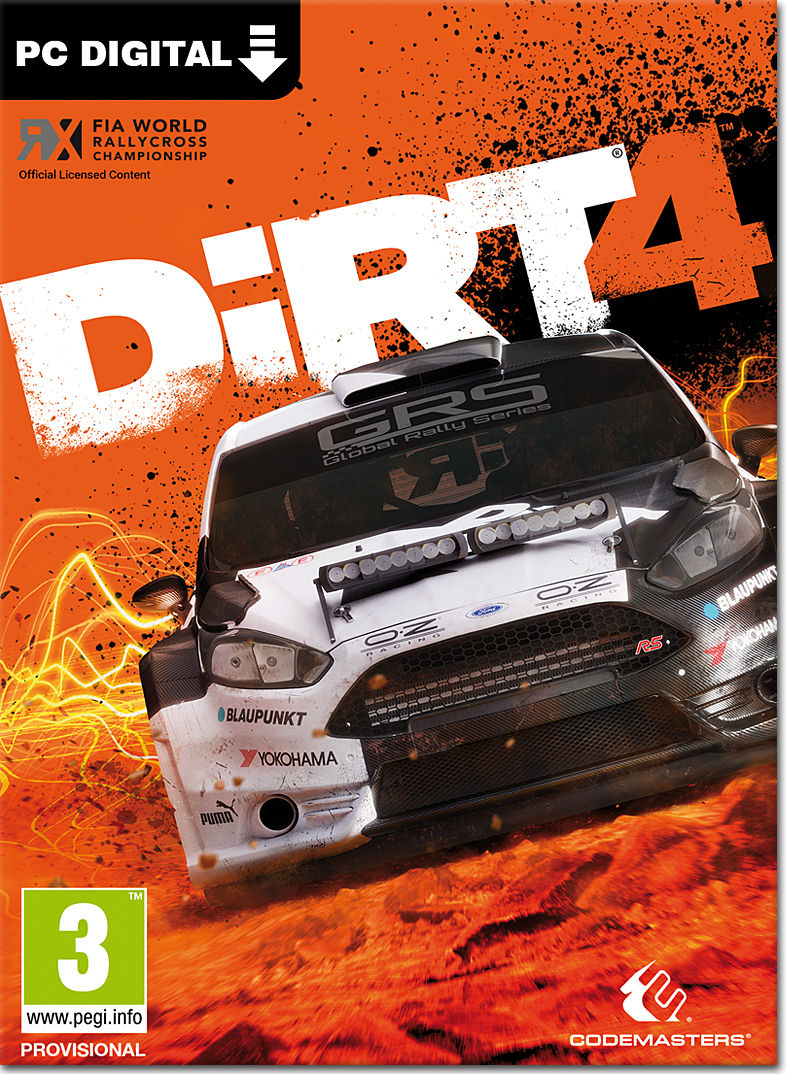 سی دی کی بازی Dirt 4 سی دی کی بازی Dirt 4