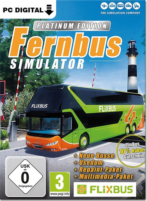 سی دی کی بازی Fenbus Simulator Platinum Edition