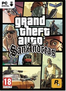 سی دی کی بازی G.T.A San Andreas