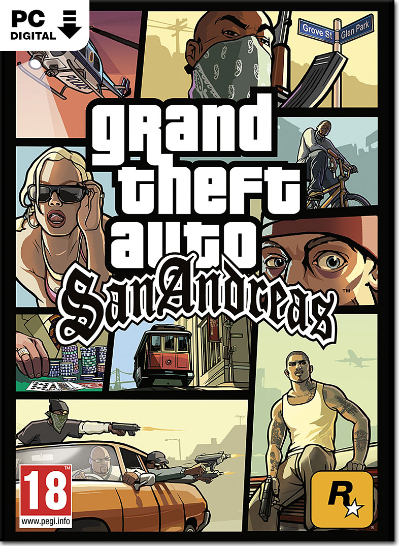 سی دی کی بازی G.T.A San Andreas سی دی کی بازی G.T.A San Andreas