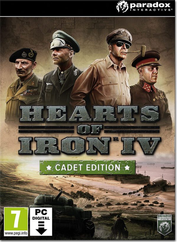 سی دی کی بازی Hearts Of Iron 4 Cadet Edition