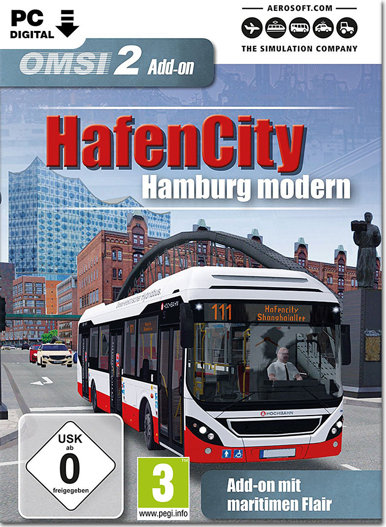سی دی کی بازی Omsi 2 Hafen City Hamburg Modern سی دی کی بازی Omsi 2 Hafen City Hamburg Modern
