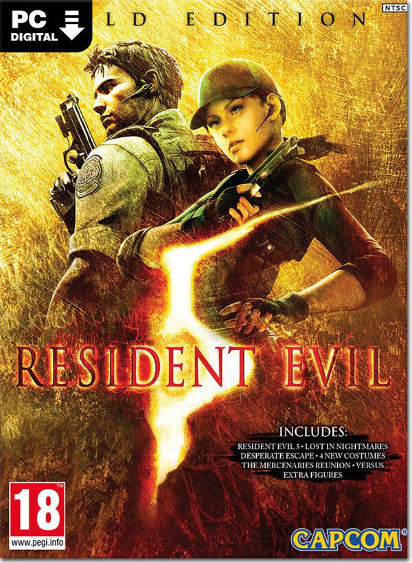 سی دی کی بازی Resident Evil 5 Gold Edition