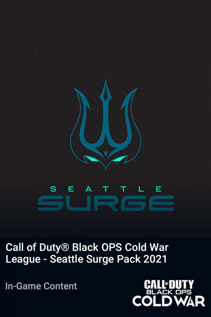 پک Call of Duty League Seattle Surge Pack 2022