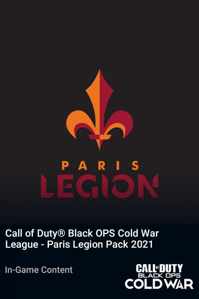 پک Call of Duty League Paris Legion Pack 2022