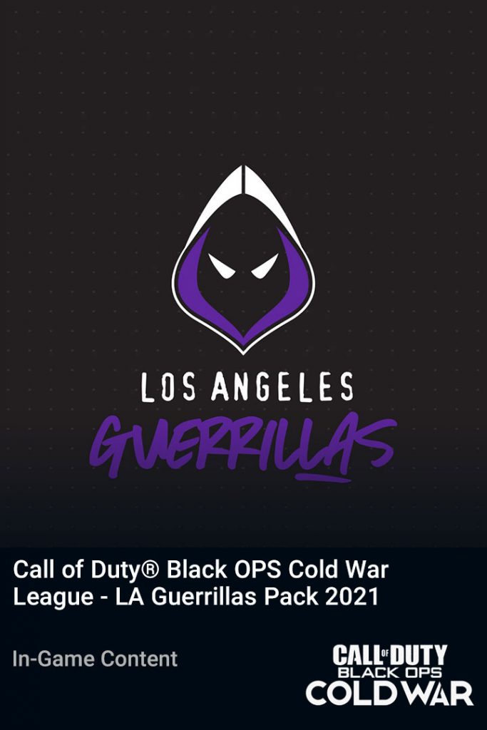 پک Call of Duty League LA Guerrillas Pack 2022