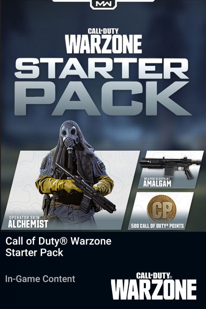 پک Starter Pack Warzone