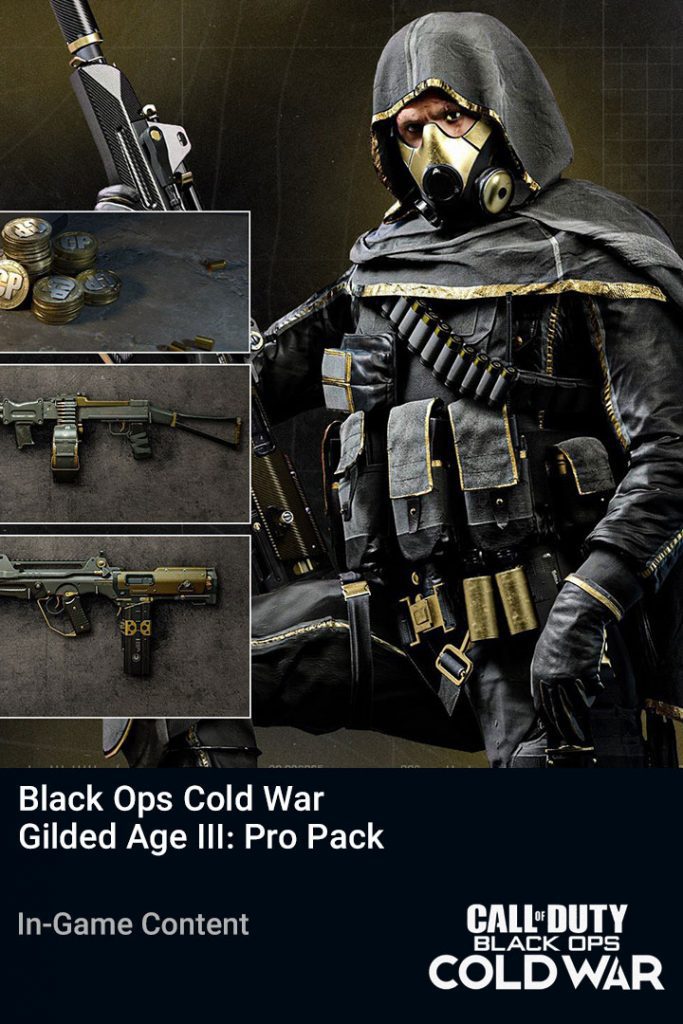 پک Black Ops Cold War Gilded Age III Pro Pack
