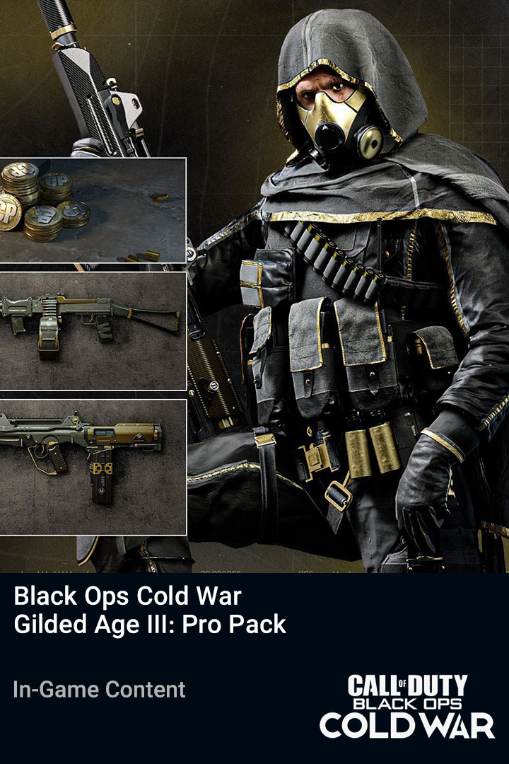       پک Black Ops Cold War Gilded Age III Pro Pack