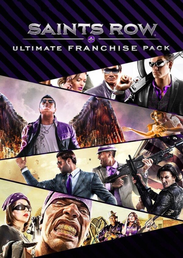 سی دی کی بازی Saints Row Ultimate Franchise Pack
