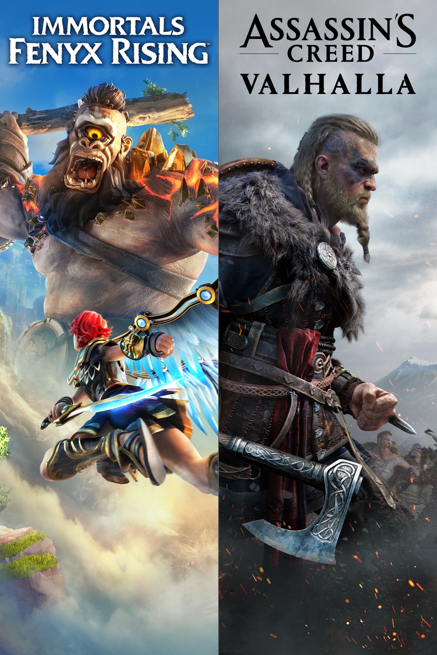 کد اورجینال بازی Assassin’s Creed Valhalla + Immortals Fenyx Rising Bundle ایکس باکس کد اورجینال بازی Assassin’s Creed Valhalla + Immortals Fenyx Rising Bundle ایکس باکس