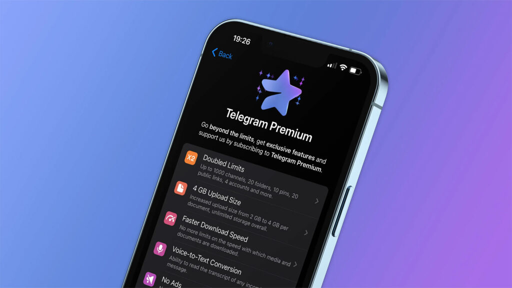 خرید اکانت تلگرام پرمیوم 3، 6 و 12 ماهه