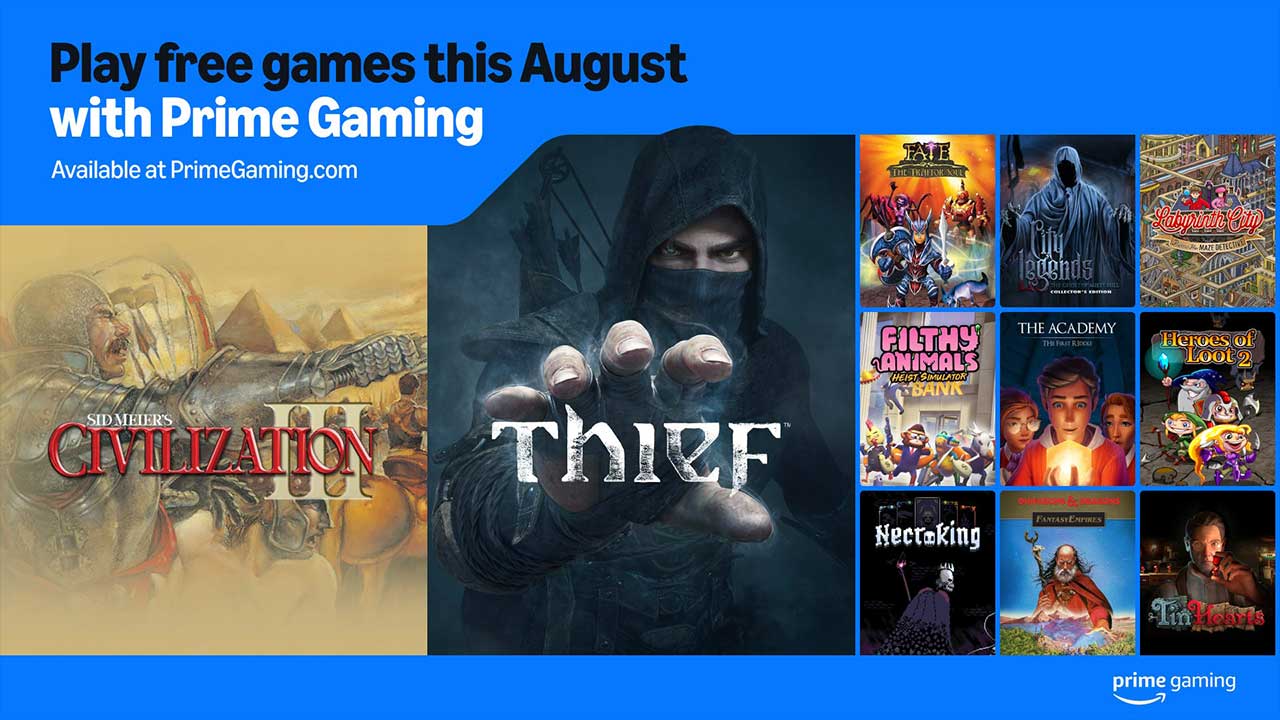معرفی بازی‌های رایگان Prime Gaming در ماه آگوست | فرصت طلایی برای گیمرها