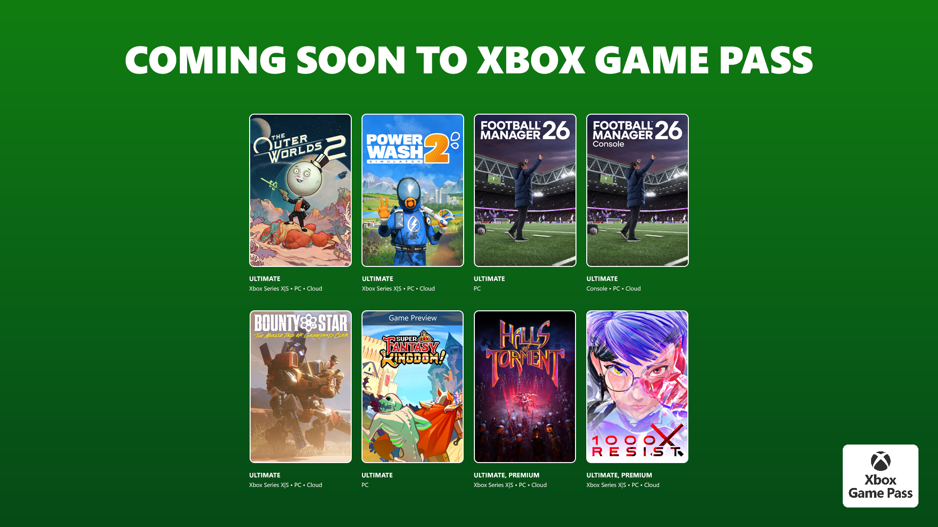 لیست کامل بازی‌های جدید Xbox Game Pass در اکتبر ۲۰۲۵